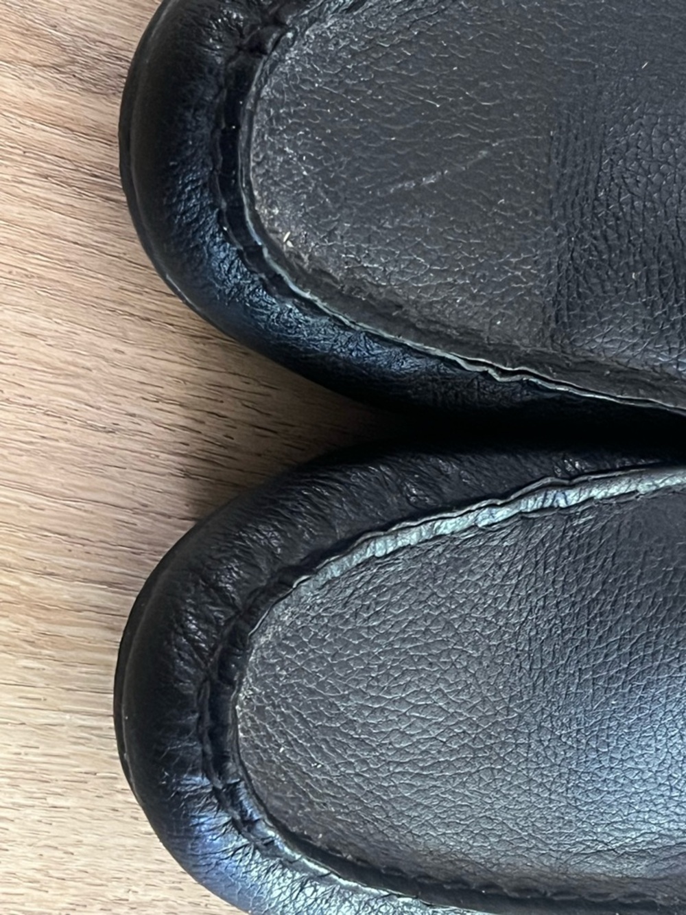 Coach Black Leather Slip-On Moccasin Loafers - Picture 5 of 5